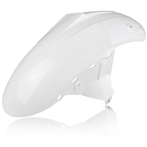 Unpainted white front fender mudguard for kawasaki ninja 2005 zx6r new