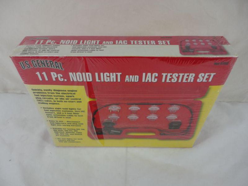 U.s. general 11-pc noid light & iac tester set (nib)