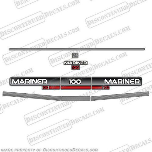 Fits mariner 100hp 1994 - 1996 decal kit