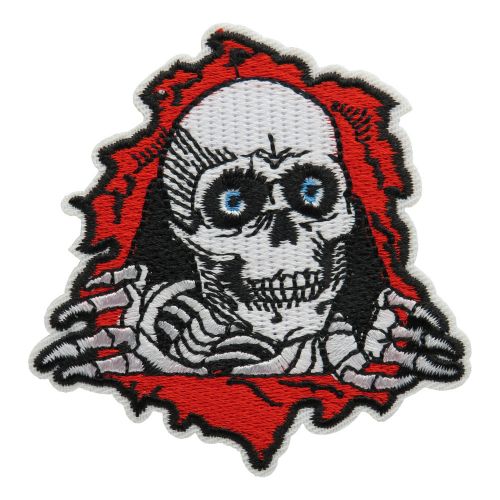 Skeleton patch underiron patch biker patch motorcycle-