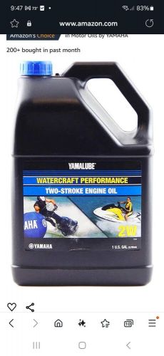 Yamaha yamalube 2w watercraft 2-stroke engine oil lub-2strk-w1-04 single gallon