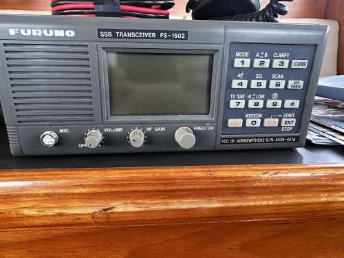 Furuno fs-1502 hf marine ssb transceiver radio sideband radiotelephone fs1502