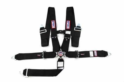 Rjs sfi 16.1 cam lock 5 pt seat belt racing cross strap bolt in black