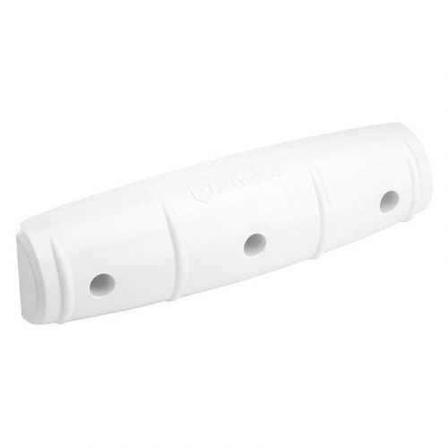 Attwood 93532-1 - softside 18&#034; l x 4-1/2&#034; h x 3-1/2&#034; t white pvc straight mount