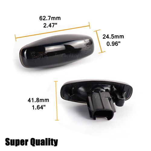 Dynamic led side marker turn signal light for 2014-2019 toyota vios yaris