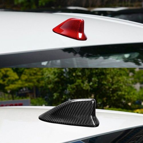 Genuine carbon fiber car roof shark fin signal antenna cover outdoorenverk3255-