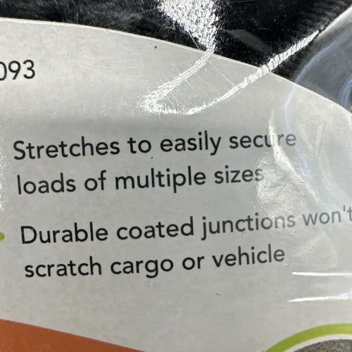 Bungee truck bed cargo net 78&#034;l x 60&#034;w 32 sq ft 24 adjustable hooks {ff}