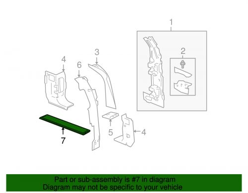 Genuine gm f reinforcement 15084117