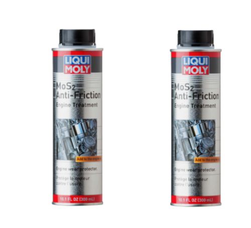 Oil additive - liqui moly mos2 anti friction engine treatment 2009 new set of 2