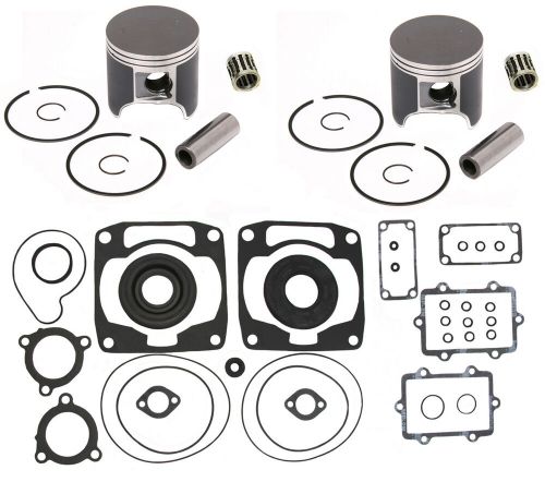 2 spi piston kits, bearings &amp; full gasket kit for arctic cat 900 snow 2003-2006