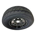 Trailer tire on rim st205/75r15 radial lrd 8 ply 5 lug 5x4.5” modular black rim