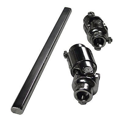 092523pds detroit speed steering shaft - polished stainless steel