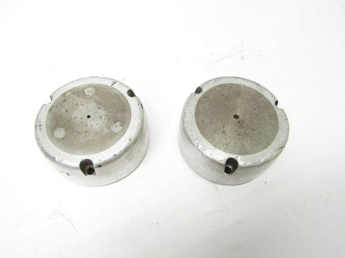 Grand national front hub aluminum dust caps nascar arca cra