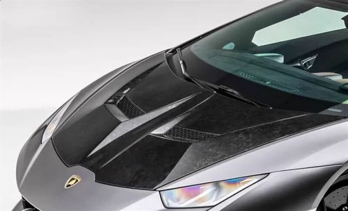 Carbon fiber forged pattern front hood for lamborghini lp580 lp610 body kit