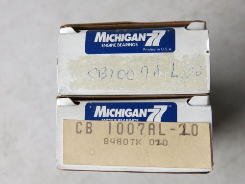 Michigan77 connecting rod bearing set cb1007al-20 fits plymouth - 6 pairs