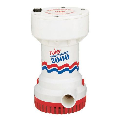 ​rule 2000 submersible bilge pump 53s 12v high capacity anti-airlock ignition