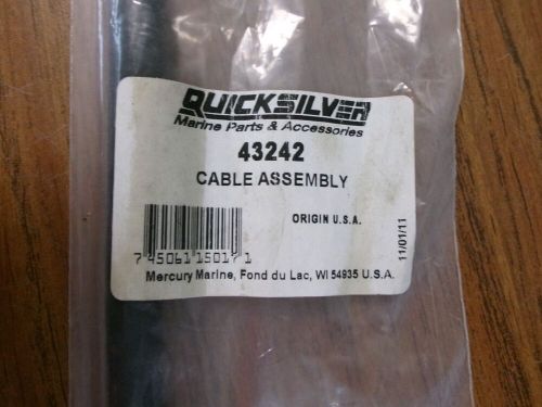 New oem mercruiser quicksilver cable assembly pn 43242