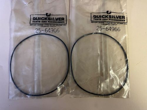 2 each new mercury quicksilver oem o-rings 25-64966 nos new oem