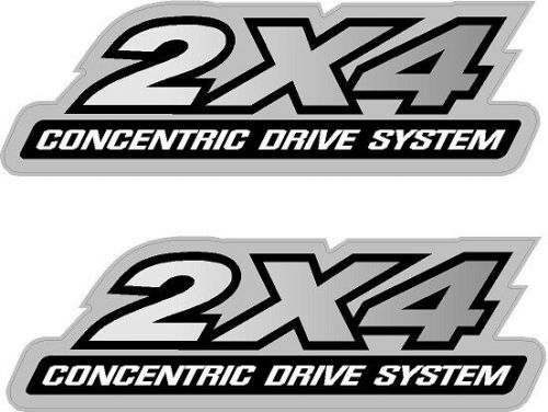 (2)  polaris trail boss atv 325 decals  2x4