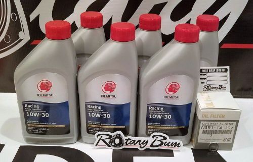 Idemitsu 10w-30 full synthetic oil change 6 qt. kit w/ mazda oem filter n3r1