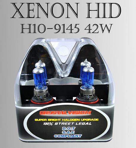 Jdm h10/ 9145 m-box 42w pair fog light xenon hid super white replacement bulbsa1