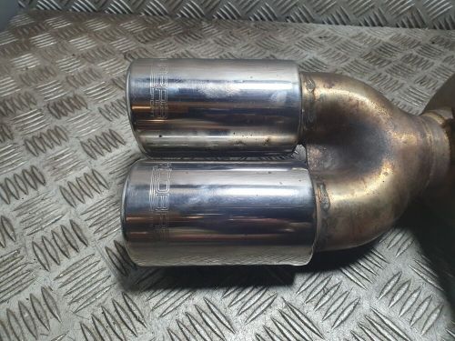 Ford fiesta mk7 ztec s cobra exhaust back box twin tip 1.6 petrol