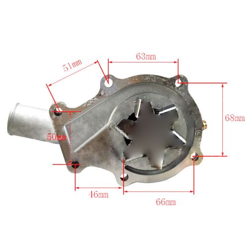 16251-73034 for kubota v1505 zd25f zd28 zd326 zd326hl engine water pump