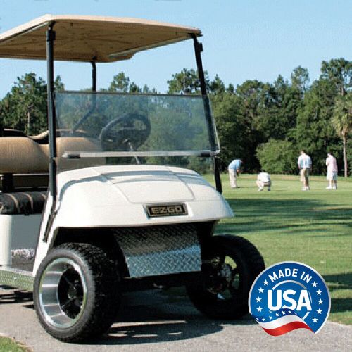 Ezgo txt (1994.5-2013) clear impact modified fold down golf cart windshield