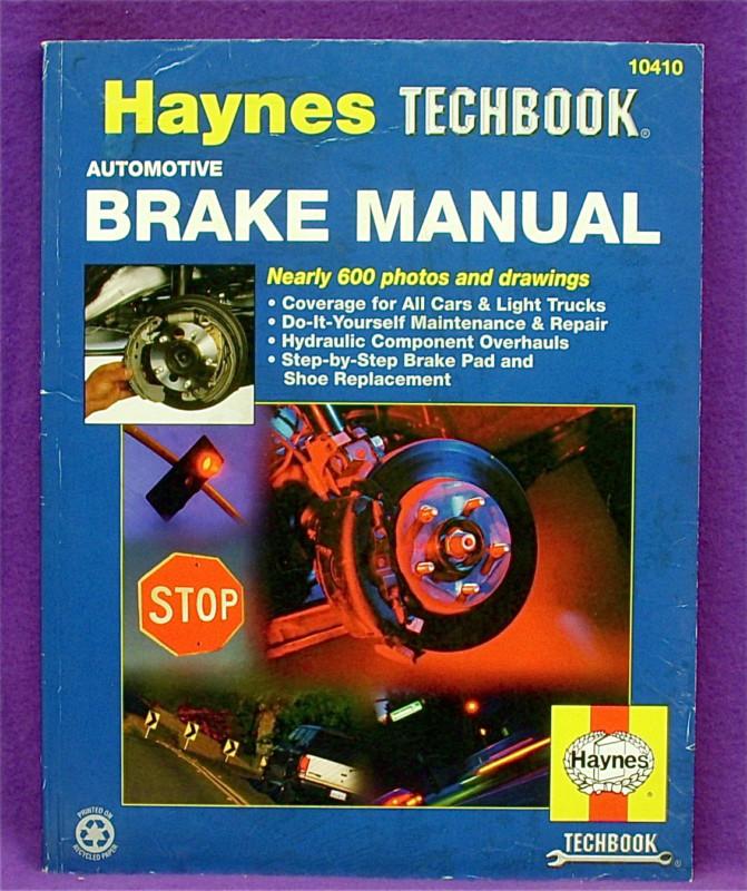 Haynes techbook automotive  brake manual  #10410