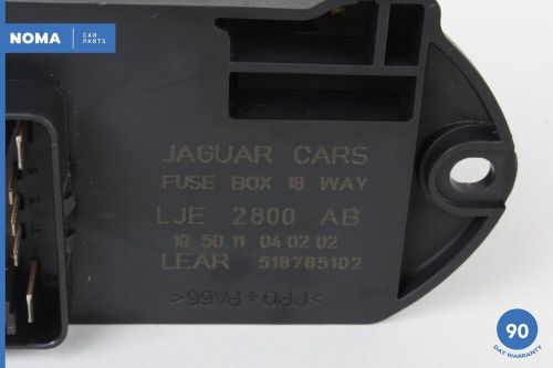 02-06 jaguar xkr xk8 x100 left driver side interior dash fuse box lje2800ab oem