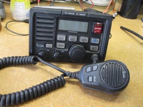 Icom ic-m502 vhf radio s# 892 ( parts only  see notes )