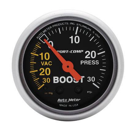 Autometer sportcomp boost gauge 2 1/16th #3303