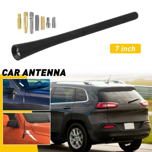 7&#034; inch short antenna rubber mast radio am/fm aerial for jeep dodge chrysler inc