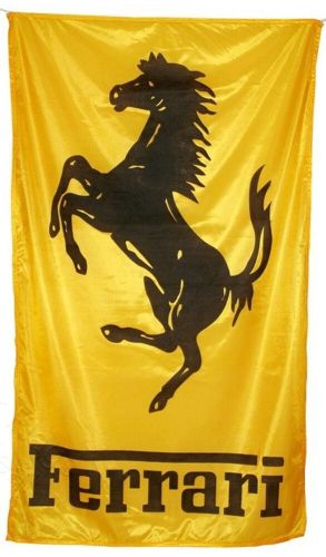 Ferrari-flag golden vertical banner 5 x 3 ft 150 x 90 cm