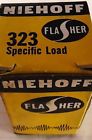 Niehoff 323 specific load 12v flasher; nos, fits vehicles, 1963-1975