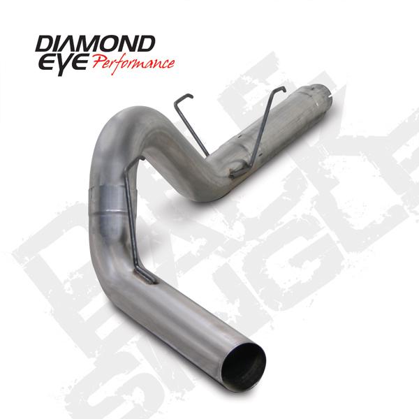 Diamond eye exhaust- 07-11 dodge 5" stainless-d.p.f. back single