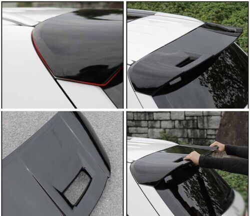 1pcs 2016-2020 2021 roof trunk spoiler wing flap fit for benz glc x253 abs black