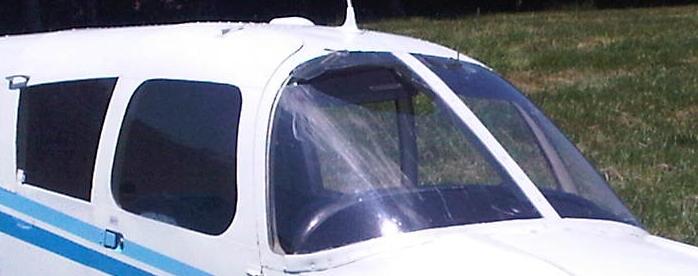 Piper pa 28 full set ( 4 side windows + 2 l&r windshields)