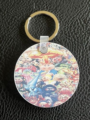 Gpk garbage pail kids adam bomb keychain custom made acrylic keychain