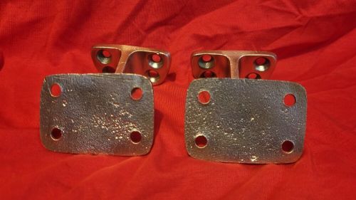 Vintage bronze boat hatch hinges. very nice boat parts classic design  yacht