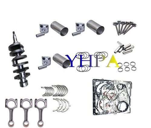 S3l3 overhaul rebuild kit +con-rods +crankshaft fits mitsubishi engine excavator