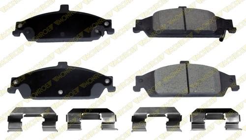 Monroe gx727 brake pad or shoe, front-monroe prosolution ceramic brake pad