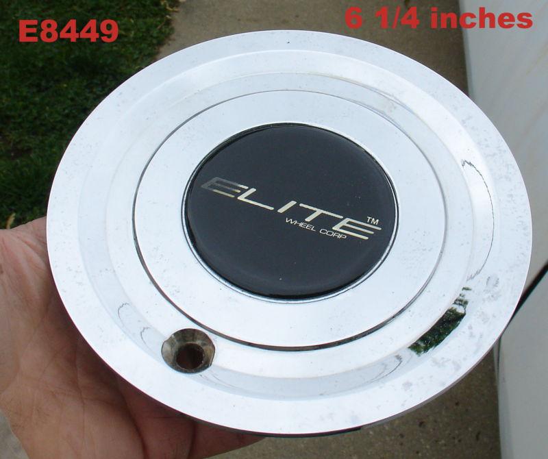 Elite wheel corp chrome center cap e8449