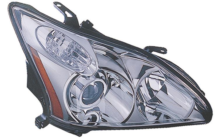 Passenger replacement headlight w/ hid w/o adjust 04-06 lexus rx330 japan built