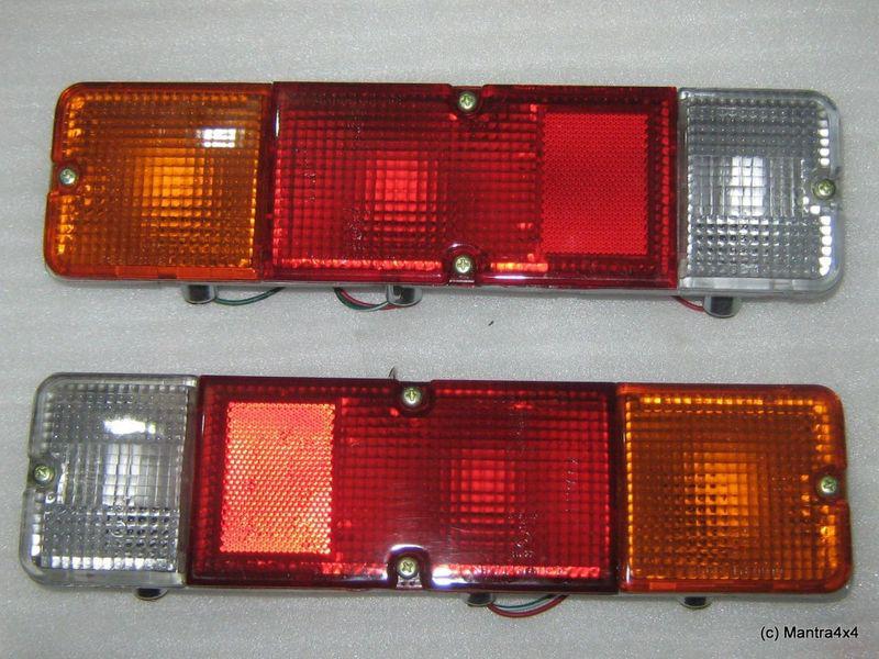 Suzuki samurai tail taillights taillamps rear brake lights lamp pair set 86-95