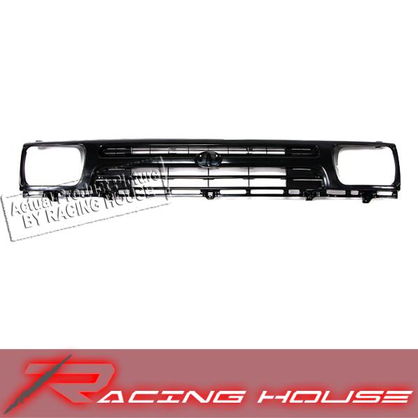 92-95 toyota pickup 2wd black finish new grille grill assembly replacement parts