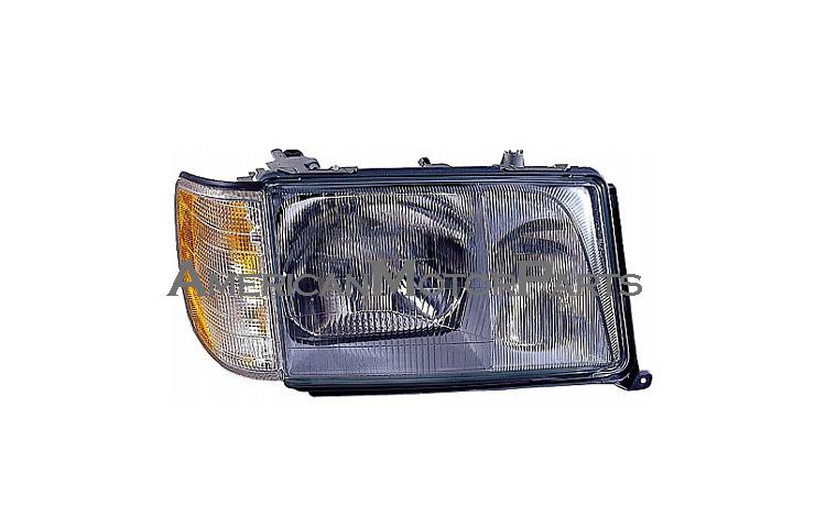 Passenger side replacement headlight w/ corner lamp 94-95 mercedes benz e class