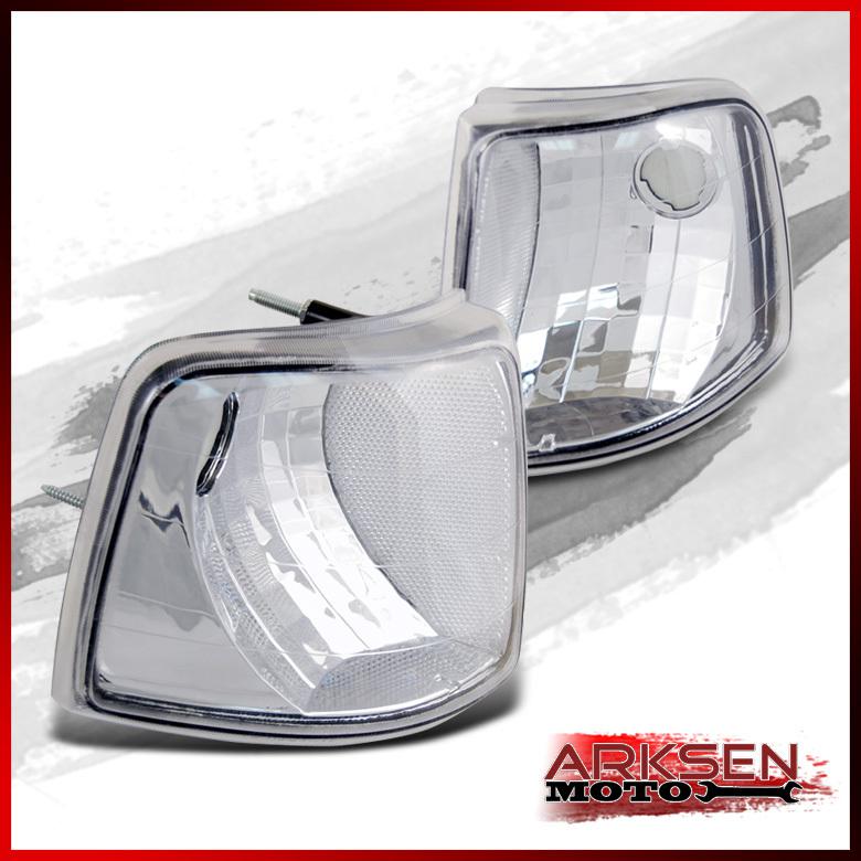 93-97 ford ranger pickup clear corner signal lights lamps pair left+right set