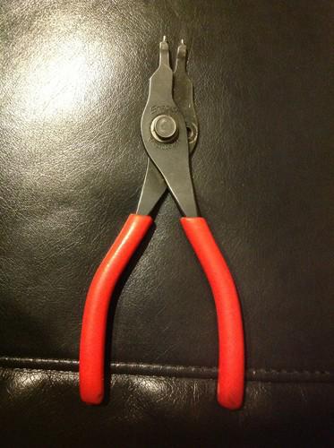 Snap on pliers