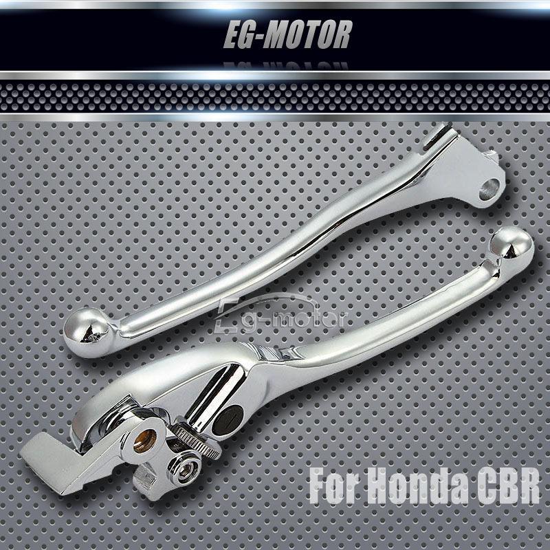 Chrome brake clutch levers for honda honda cbr 600 f1/f2/f3/f4/f4i 900rr 